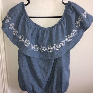 Off the shoulder top